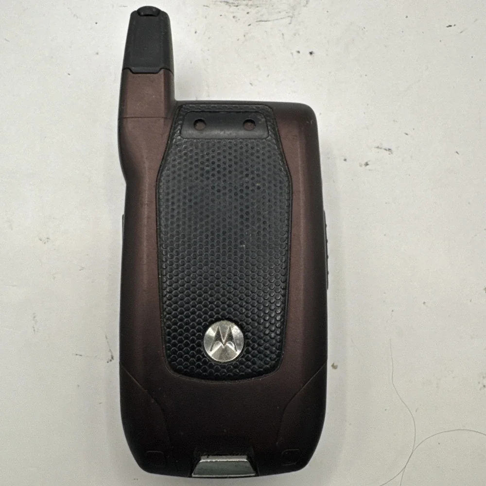 Motorola i series i880 - Black ( Nextel ) Very Rare iDEN PTT Flip Phone - READ